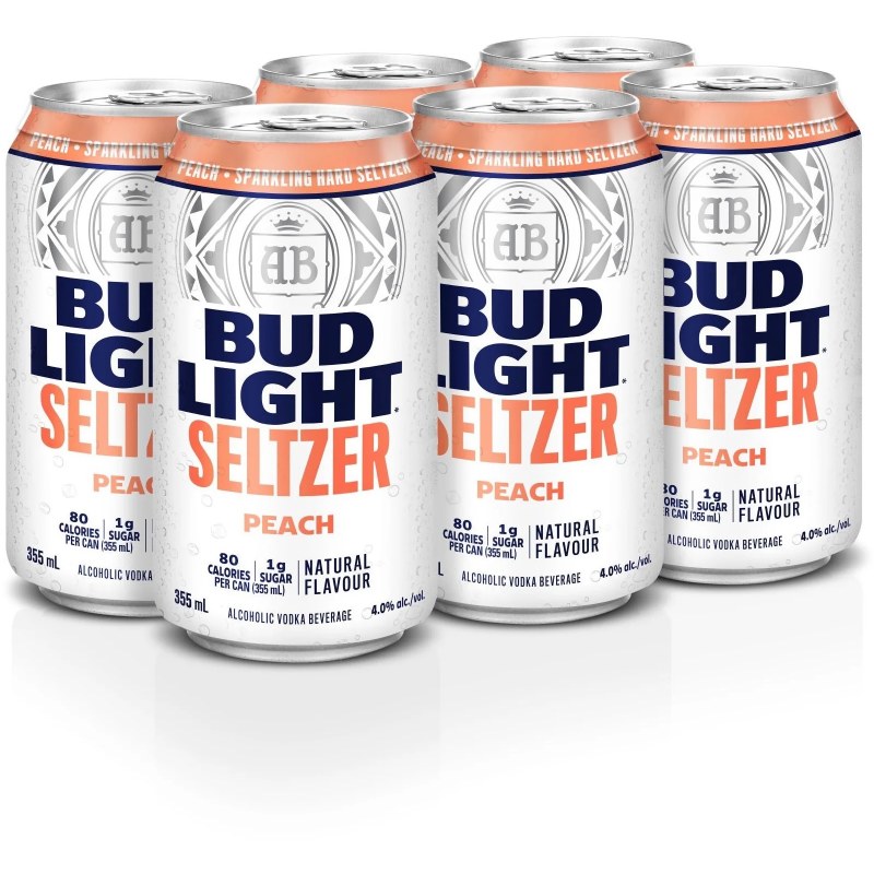 6c Budlight Peach Seltzer